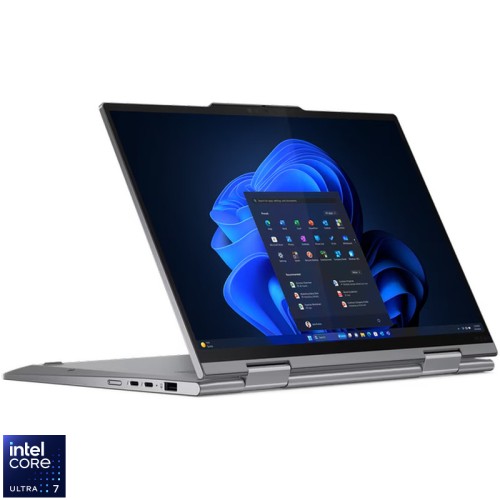 Ultrabook Lenovo 14'' ThinkPad X1 2-in-1 Gen 9, 2.8K OLED 120Hz Touch, Procesor Intel® Core™ Ultra 7 155U (12M Cache, up to 4.80 GHz), 32GB LPDDR5X, 1TB SSD, Intel Graphics, Win 11 Pro, Grey