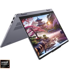 Ultrabook Lenovo 14'' IdeaPad 5 2-in-1 14AKP10, WUXGA OLED Touch, Procesor AMD Ryzen™ Al 7 350 (16M Cache, up to 5.0 GHz), 24GB LPDDR5X, 1TB SSD, AMD Radeon 860M, No OS, Luna Grey