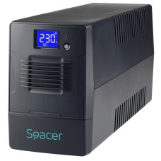 UPS Spacer SPUP-1500D-LIT01 1500VA Negru