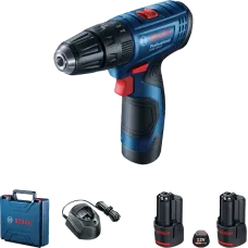 BOSCH GSB 120-LI PROFESSIONAL MASINA DE GAURIT CU PERCUŢIE CU 2 ACUMULATORI 2AH SI INCARCATOR