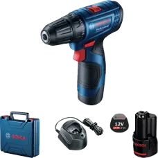 BOSCH GSR 120-LI MASINA DE GAURIT SI INSURUBAT CU ACUMULATORI SI INCARCATOR 12V