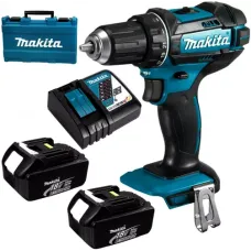 MAKITA DHP482RFE MAsINA DE GAURIT sI INsURUBAT CU PERCUTIE LXT 18V CU ACUMULATORI SI INCARCATOR