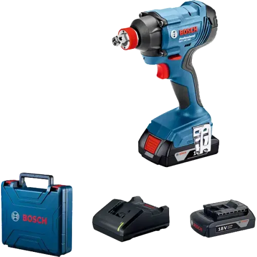 BOSCH GDX 180-LI MASINA DE INSURUBAT CU IMPACT CU ACUMULATORI SI INCARCATOR 180NM 18V