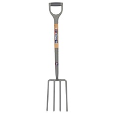Furca sapat cu 4 coarne otel carbon, coada lemn, maner D plastic, Spear  Jackson Neverbend