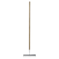 Grebla dreapta cu dinti din inox, coada lemn, Spear  Jackson Traditional Stainless