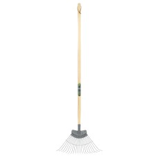 Grebla tip evantai Heavy Duty flexibila cu dinti din otel carbon, coada lemn, Spear  Jackson Kew Garden