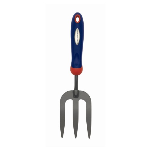 Mini furca gradinarit cu 3 coarne otel carbon, coada plastic, Spear  Jackson Select Carbon