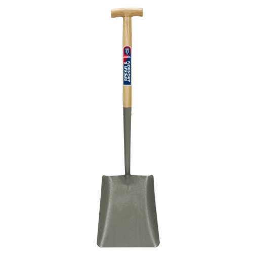 Lopata Heavy Duty 711 mm cu lama otel carbon, coada lemn, maner T lemn, Spear  Jackson Neverbend Professional