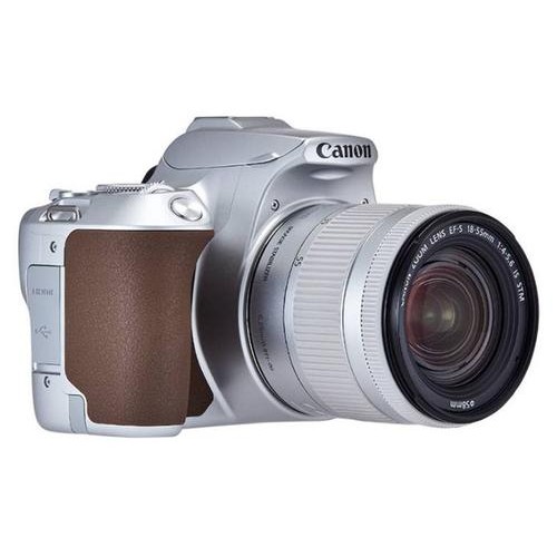 Aparat Foto D-SLR Canon EOS 250D, 24.1 MP, Ecran 3inch LCD, Filmare 4k + EF-S 18-55 mm (Argintiu)