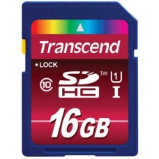 Card de memorie Transcend SDHC, 16GB, Clasa 10, UHS-1, Ultimate HD Video