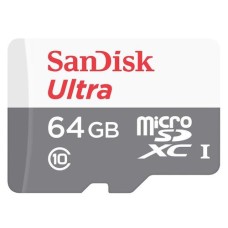 Card de memorie SanDisk Ultra Line microSDXC, 64GB, Clasa 10 + Adaptor SD